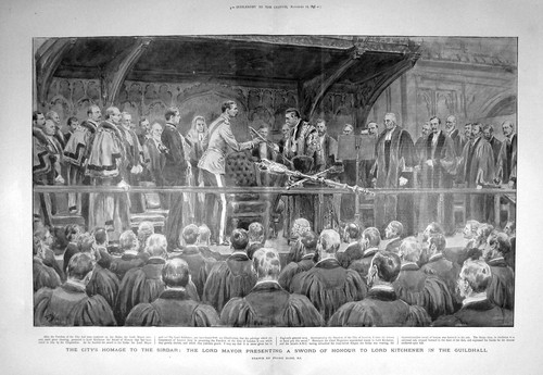 Old antique print 1898 sirdar - print,
