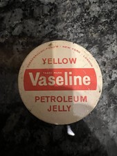 Vintage/Collectable Vaseline Yellow Petroleum Jelly,  Chesebrough - Pond's Tin
