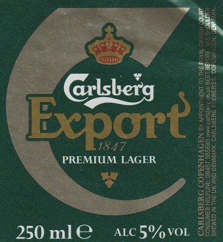 Beer bottle label carlsberg - beer,