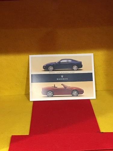 Maserati coupe and - and, spyder