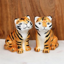 Salt And Pepper Shakers Tiger