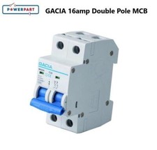GACIA 16A Double Pole MCB C