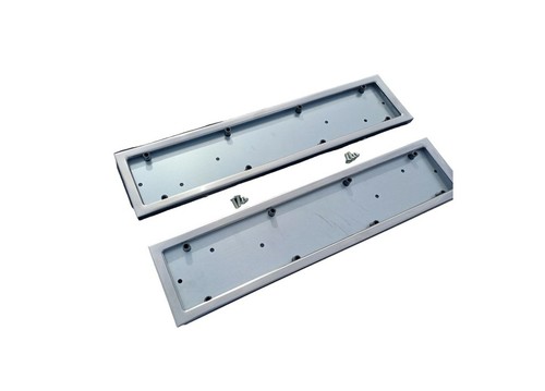 Chrome number plate - number,