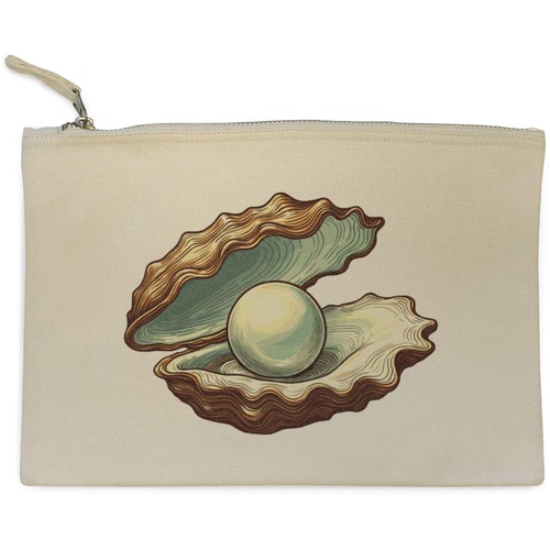 Pearl oyster shell canvas - 'pearl,