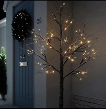 Snowy Brown Twig Tree - Warm