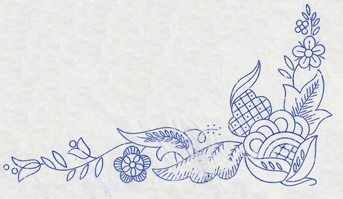 Vintage embroidery transfer - embroidery,
