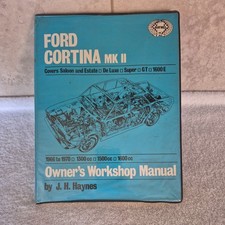 Haynes manual Ford Cortina MK11 owners workshop manual