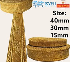 Mylar braid gold 100 wire - mylar,