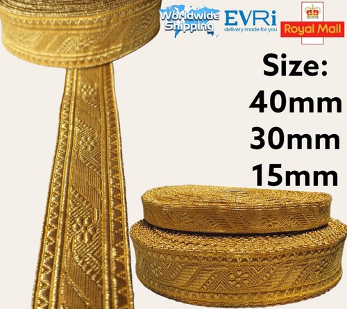Mylar braid gold 100 wire - gold, 100%