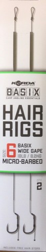Korda carp rigs - rigs, hair