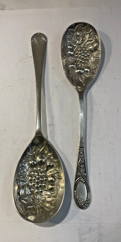 Vintage embossed silver - ,