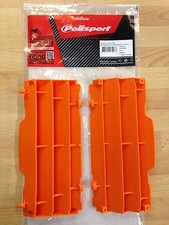  POLISPORT RADIATOR RAD LOUVRES GUARDS FITS KTM SX 125 150  2007-2015 ORANGE 