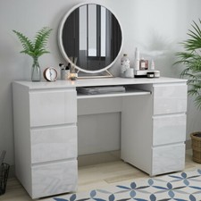 White Dressing Table High