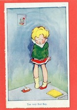  Hilda H Cowham The Very bad Boy Children pc unused Ref T849