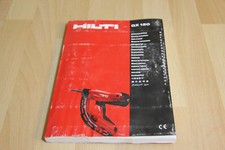 HILTI GX120 Booklet, Manual