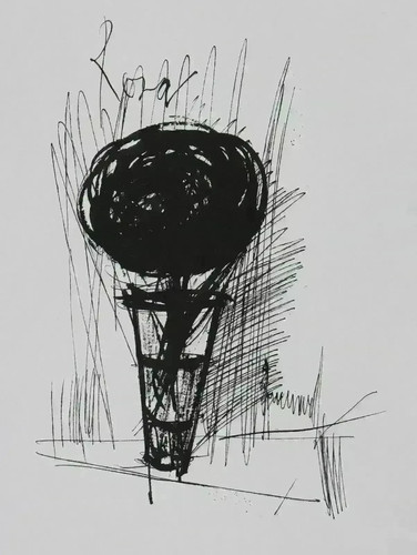 Bernard buffet the vase and - buffet:,
