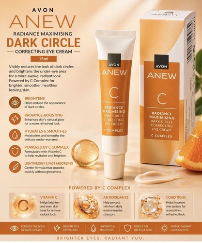 Avon anew radiance - radiance, maximising