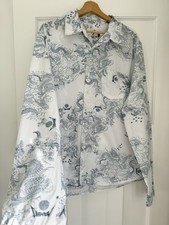 MAMBO Surf Deluxe Men's Shirt Size XL 100% Cotton High Voltage Dragon Print