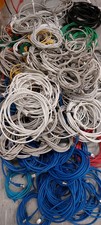150 x Ethernet cables and 5 x Console cables Rollover Working, mix Cat 5e and 6