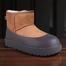 Waterproof Shoe Covers Silicone Cover for UGG Boots Protector Black Size 5-7