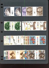 All 43 Traffic Light Gutter Pair sets complete 1972-1979, superb unfolded MNH.