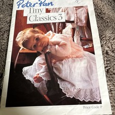 Peter Pan Tiny Classic 3  Baby Knitting Patterns Book