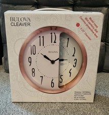 Bulova Cleaver 22cm Wall Clock