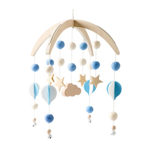 Baby mobile with wooden arch - baby,