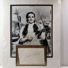 Judy garland autograph - judy,