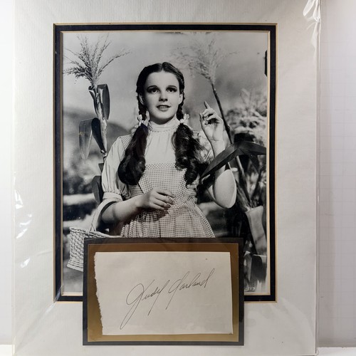Judy garland autograph - garland, /