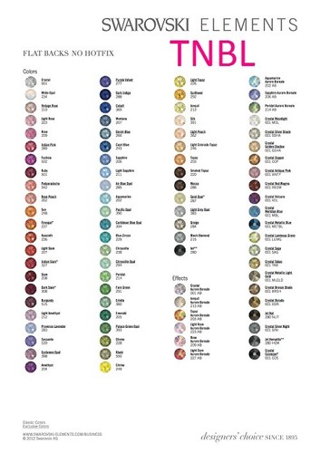 Genuine swarovski crystals - ,