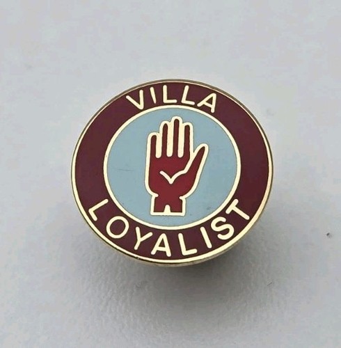 Aston villa vintage pin - villa,