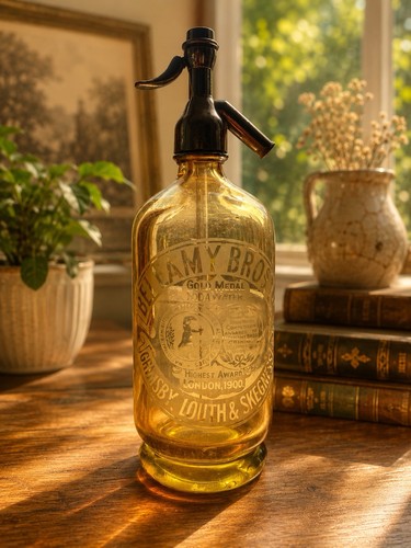 Antique yellow amber - yellow, bellamy
