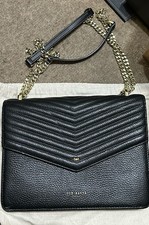 VGC Ted Baker Black Leather