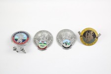 Vintage Assorted Automobilia Brand Grill Badges St Christopher Lot  