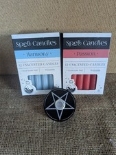 Spell candles and holder - spell,