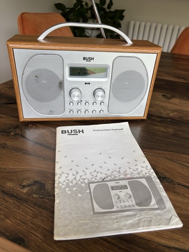Bush stereo wooden - bush, dab/fm