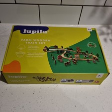 Wooden Train Set Farm Brand