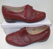 Heavenly Feet Ladies Womens Red Shoes Casual Comfort Trainers New UK Size 7