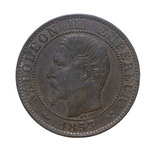 1853 france centimes - france, 5