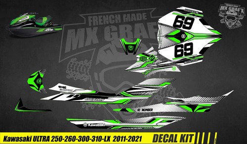 Decal kit jet ski - ski, kawasaki