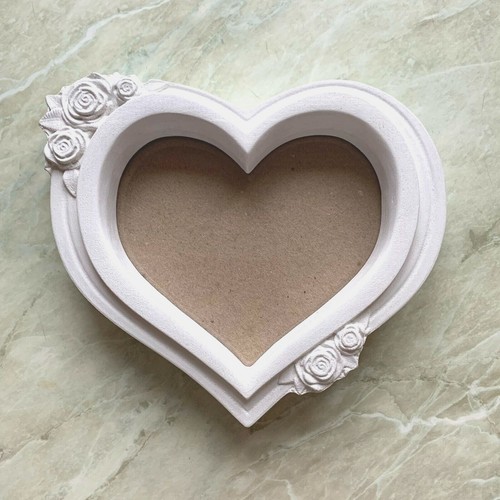White heart shaped - white, photo