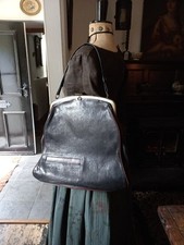 Rare Vintage Jigsaw Clasp Oversize Bag