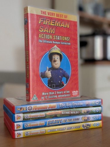 Fireman sam dvd - 5x, collection