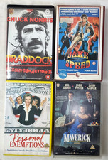 Bundle 4 Vintage VHS Cassette