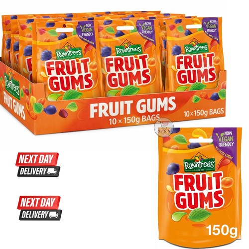 Rowntrees fruit gums 150g - gums,