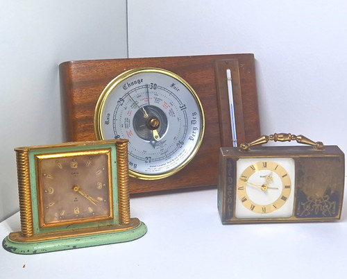 Wooden wall mount aneroid - wooden, wall-mount