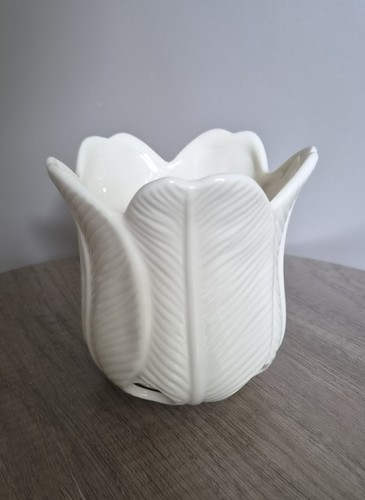Partylite ceramic cream tulip - partylite,