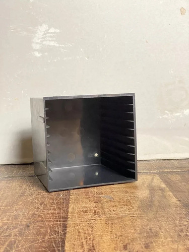 Small black plastic modular - plastic, cd