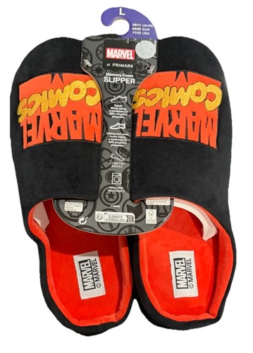 Marvel comics men slippers - comics,